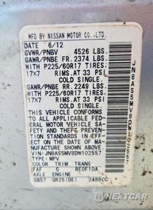 Zdjęcie 13 z 13 samochodu: 2013 NISSAN ROGUE S VIN:JN8AS5MV8DW102557 - miniatura