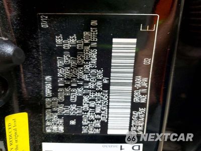 Zdjęcie 13 z 13 samochodu: 2012 TOYOTA 4RUNNER SR5 VIN:JTEZU5JR7C5045414 - miniatura