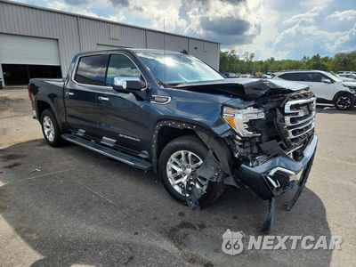 Czwarte zdjęcie samochodu z boku: 2019 GMC SIERRA C1500 SLT VIN:3GTP8DEDXKG135401 - miniatura