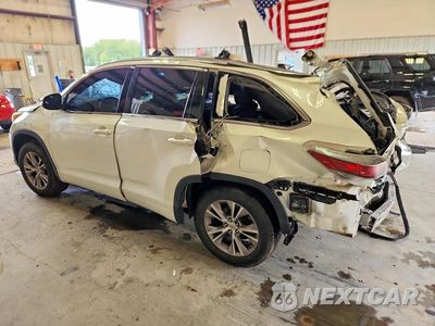 Drugie zdjęcie samochodu z przodu: 2014 TOYOTA HIGHLANDER XLE VIN:5TDKKRFH0ES029829 - miniatura