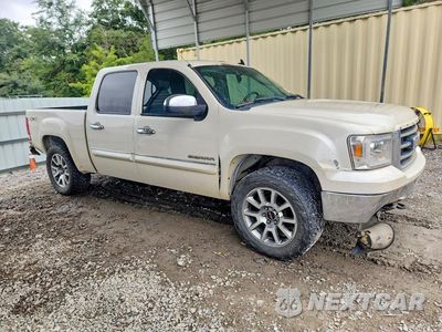 Czwarte zdjęcie samochodu z boku: 2012 GMC SIERRA K1500 SLT VIN:3GTP2WE78CG307370 - miniatura