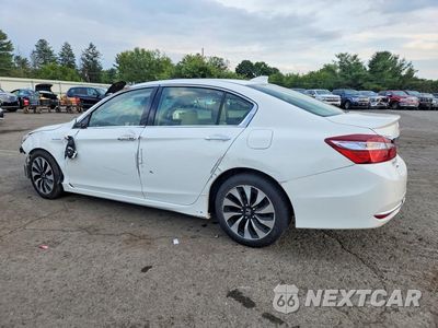 Drugie zdjęcie samochodu z przodu: 2017 HONDA ACCORD TOURING HYBRID VIN:JHMCR6F76HC007389 - miniatura