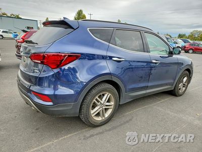Trzecie zdjęcie samochodu z tyłu: 2018 HYUNDAI SANTA FE SPORT 2.4L VIN:5XYZUDLB2JG505372 - miniatura