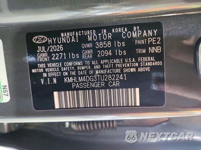 Zdjęcie 12 z 12 samochodu: 2026 HYUNDAI ELANTRA SEL SPORT VIN:KMHLM4DG3TU282241 - miniatura