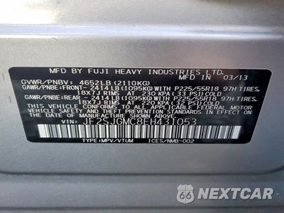 Zdjęcie 13 z 13 samochodu: 2014 SUBARU FORESTER 2.0XT TOURING VIN:JF2SJGMC8EH431053 - miniatura
