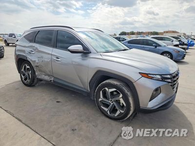Czwarte zdjęcie samochodu z boku: 2022 HYUNDAI TUCSON SEL VIN:5NMJFCAE1NH144212 - miniatura