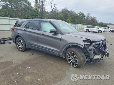 Czwarte zdjęcie samochodu z boku: 2021 FORD EXPLORER ST VIN:1FM5K8GC5MGA44678 - miniatura
