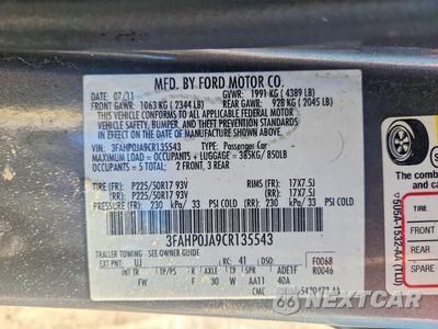 Zdjęcie 12 z 12 samochodu: 2012 FORD FUSION SEL VIN:3FAHP0JA9CR135543 - miniatura