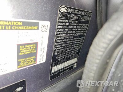 Zdjęcie 13 z 13 samochodu: 2020 LAND ROVER RANGE ROVER HSE VIN:SALGS2RU1LA590226 - miniatura