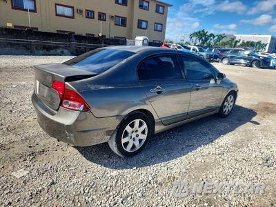 Trzecie zdjęcie samochodu z tyłu: 2007 HONDA CIVIC LX VIN:2HGFA16577H308046 - miniatura