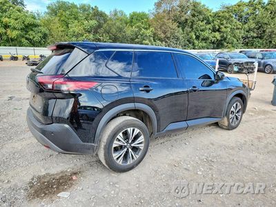 Trzecie zdjęcie samochodu z tyłu: 2021 NISSAN ROGUE SV VIN:5N1AT3BA7MC737313 - miniatura