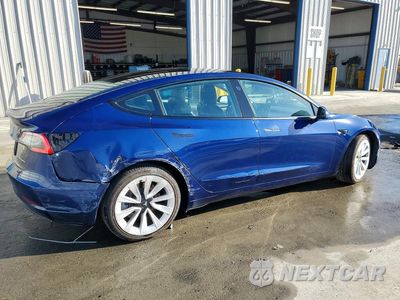 Trzecie zdjęcie samochodu z tyłu: 2022 TESLA MODEL 3 VIN:5YJ3E1EB8NF301011 - miniatura