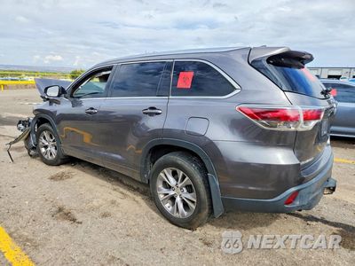 Drugie zdjęcie samochodu z przodu: 2015 TOYOTA HIGHLANDER XLE VIN:5TDJKRFH6FS085626 - miniatura