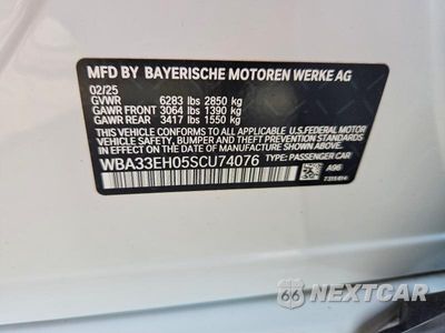 Zdjęcie 12 z 12 samochodu: 2025 BMW 740 XI VIN:WBA33EH05SCU74076 - miniatura