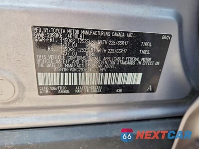 Zdjęcie 12 z 12 samochodu: 2024 TOYOTA RAV4 LE VIN:2T3H1RFVXRC293634 - miniatura
