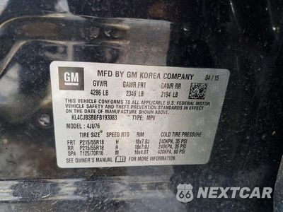 Zdjęcie 12 z 12 samochodu: 2015 BUICK ENCORE CONVENIENCE VIN:KL4CJBSB0FB193083 - miniatura