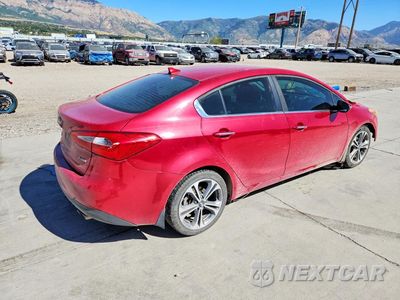 Trzecie zdjęcie samochodu z tyłu: 2016 KIA FORTE EX VIN:KNAFZ4A81G5529334 - miniatura