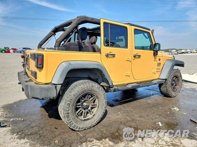 Trzecie zdjęcie samochodu z tyłu: 2014 JEEP WRANGLER UNLIMITED SPORT VIN:1C4HJWDG2EL194501 - miniatura