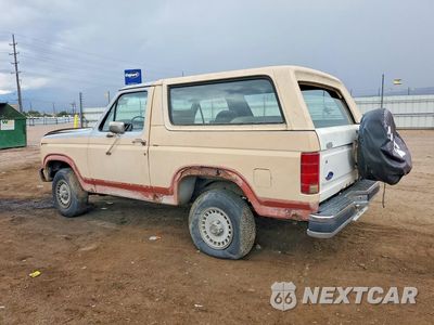 Drugie zdjęcie samochodu z przodu: 1985 FORD BRONCO U100 VIN:1FMDU15N7FLA91240 - miniatura