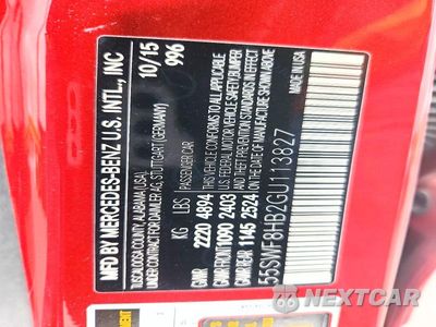 Zdjęcie 12 z 12 samochodu: 2016 MERCEDES-BENZ C 63 AMG-S VIN:55SWF8HB2GU113827 - miniatura