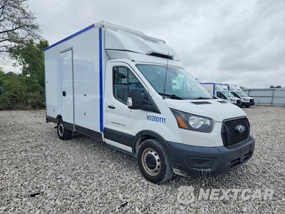 Czwarte zdjęcie samochodu z boku: 2020 FORD TRANSIT DELIVERY TRUCK VIN:1FDBW5Z86LKB11475 - miniatura