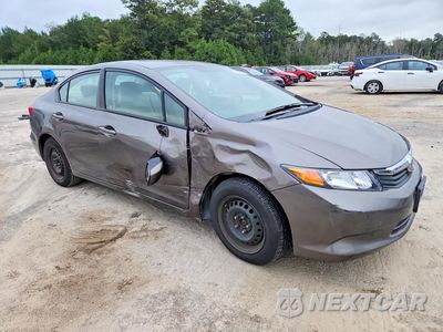 Czwarte zdjęcie samochodu z boku: 2012 HONDA CIVIC LX VIN:19XFB2F59CE352573 - miniatura
