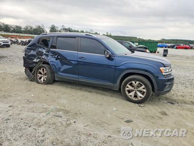 Czwarte zdjęcie samochodu z boku: 2019 VOLKSWAGEN ATLAS SE VIN:1V2WR2CA9KC549891 - miniatura