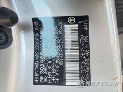 Zdjęcie 12 z 12 samochodu: 2009 TOYOTA COROLLA LE VIN:JTDBL40E499051674 - miniatura