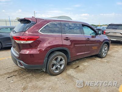 Trzecie zdjęcie samochodu z tyłu: 2019 TOYOTA HIGHLANDER LIMITED PLATINUM VIN:5TDDZRFH2KS937439 - miniatura