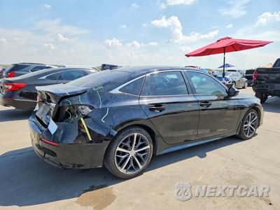 Trzecie zdjęcie samochodu z tyłu: 2024 HONDA CIVIC TOURING VIN:2HGFE1F90RH309758 - miniatura