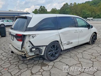 Trzecie zdjęcie samochodu z tyłu: 2023 HONDA ODYSSEY SPORT-L VIN:5FNRL6H72PB029238 - miniatura