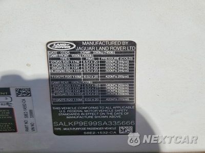 Zdjęcie 13 z 13 samochodu: 2025 LAND ROVER RANGE ROVER SE VIN:SALKP9E99SA335666 - miniatura