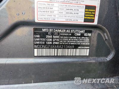 Zdjęcie 12 z 12 samochodu: 2008 MERCEDES-BENZ S 550 VIN:WDDNG71X68A213469 - miniatura