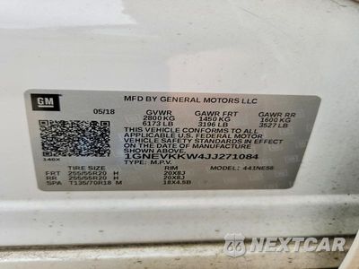 Zdjęcie 13 z 13 samochodu: 2018 CHEVROLET TRAVERSE HIGH COUNTRY VIN:1GNEVKKW4JJ271084 - miniatura