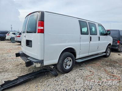 Trzecie zdjęcie samochodu z tyłu: 2023 CHEVROLET EXPRESS G2500 DELIVERY VAN VIN:1GCWGAFP3P1141486 - miniatura