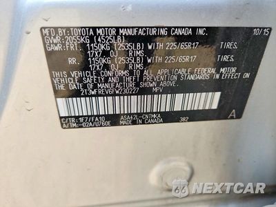 Zdjęcie 13 z 13 samochodu: 2015 TOYOTA RAV4 XLE VIN:2T3WFREV6FW230227 - miniatura