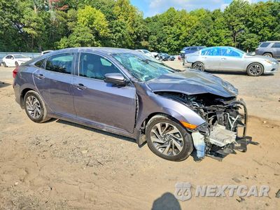 Czwarte zdjęcie samochodu z boku: 2017 HONDA CIVIC EX VIN:19XFC2F79HE079530 - miniatura