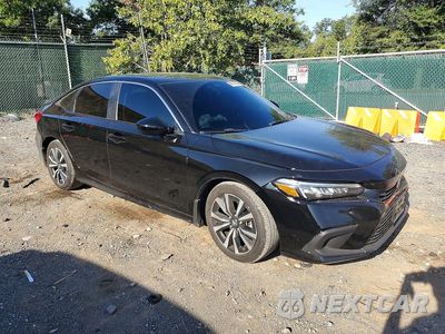 Czwarte zdjęcie samochodu z boku: 2024 HONDA CIVIC EX VIN:2HGFE1F72RH338614 - miniatura