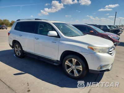 Czwarte zdjęcie samochodu z boku: 2012 TOYOTA HIGHLANDER LIMITED VIN:5TDDK3EH6CS139708 - miniatura