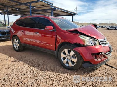 Czwarte zdjęcie samochodu z boku: 2014 CHEVROLET TRAVERSE LTZ VIN:1GNKVJKD9EJ322371 - miniatura