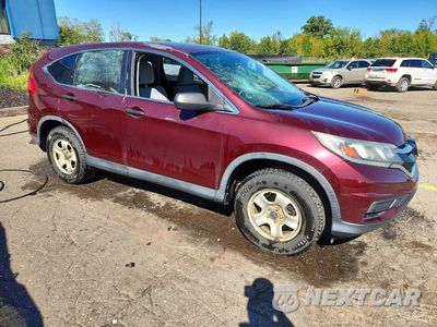 Czwarte zdjęcie samochodu z boku: 2015 HONDA CR-V LX VIN:5J6RM4H30FL087045 - miniatura