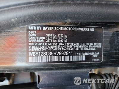 Zdjęcie 13 z 13 samochodu: 2017 BMW I3 REX VIN:WBY1Z8C35HV892841 - miniatura