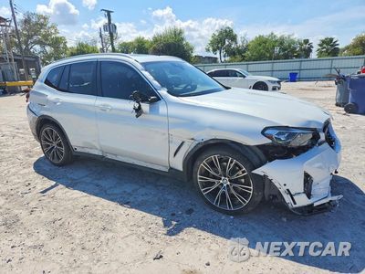 Czwarte zdjęcie samochodu z boku: 2024 BMW X3 SDRIVE30I VIN:5UX43DP01R9W26265 - miniatura