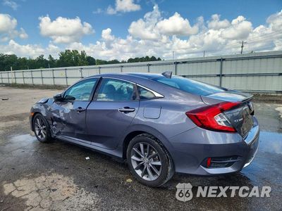 Drugie zdjęcie samochodu z przodu: 2020 HONDA CIVIC EXL VIN:19XFC1F73LE005071 - miniatura