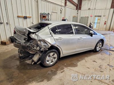 Trzecie zdjęcie samochodu z tyłu: 2015 HONDA CIVIC LX VIN:19XFB2F50FE090883 - miniatura