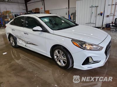 Czwarte zdjęcie samochodu z boku: 2018 HYUNDAI SONATA SEL VIN:5NPE34AF9JH630031 - miniatura