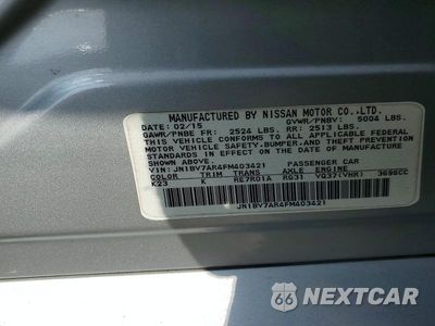 Zdjęcie 12 z 12 samochodu: 2015 INFINITI Q50 PREMIUM VIN:JN1BV7AR4FM403421 - miniatura