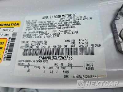 Zdjęcie 13 z 13 samochodu: 2020 FORD FUSION SE VIN:3FA6P0LUXLR262753 - miniatura