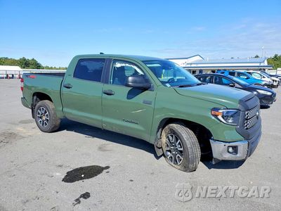 Czwarte zdjęcie samochodu z boku: 2021 TOYOTA TUNDRA SR5 VIN:5TFDY5F15MX037484 - miniatura