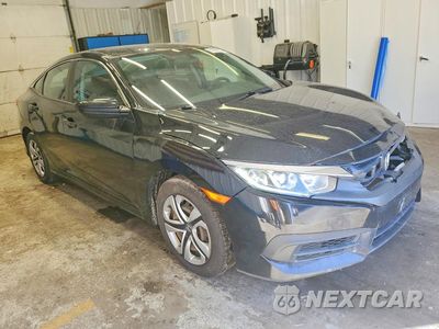 Czwarte zdjęcie samochodu z boku: 2016 HONDA CIVIC LX VIN:19XFC2F5XGE230856 - miniatura